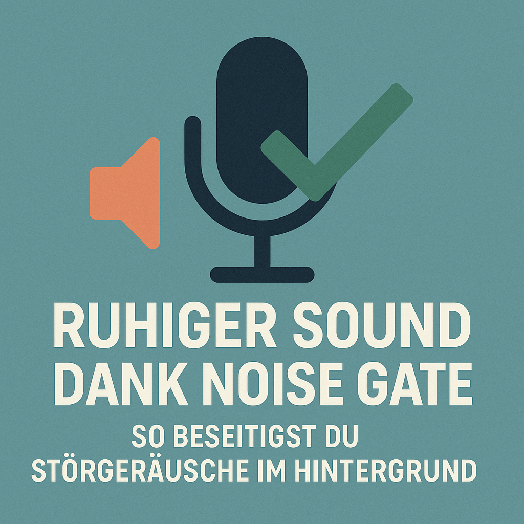 Ruhiger Sound dank Noise Gate – So beseitigst du Störgeräusche im Hintergrund