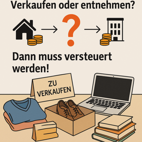 Gebrauchte Betriebsmittel versteuern: Verkauf, Entnahme & Co. korrekt handhaben