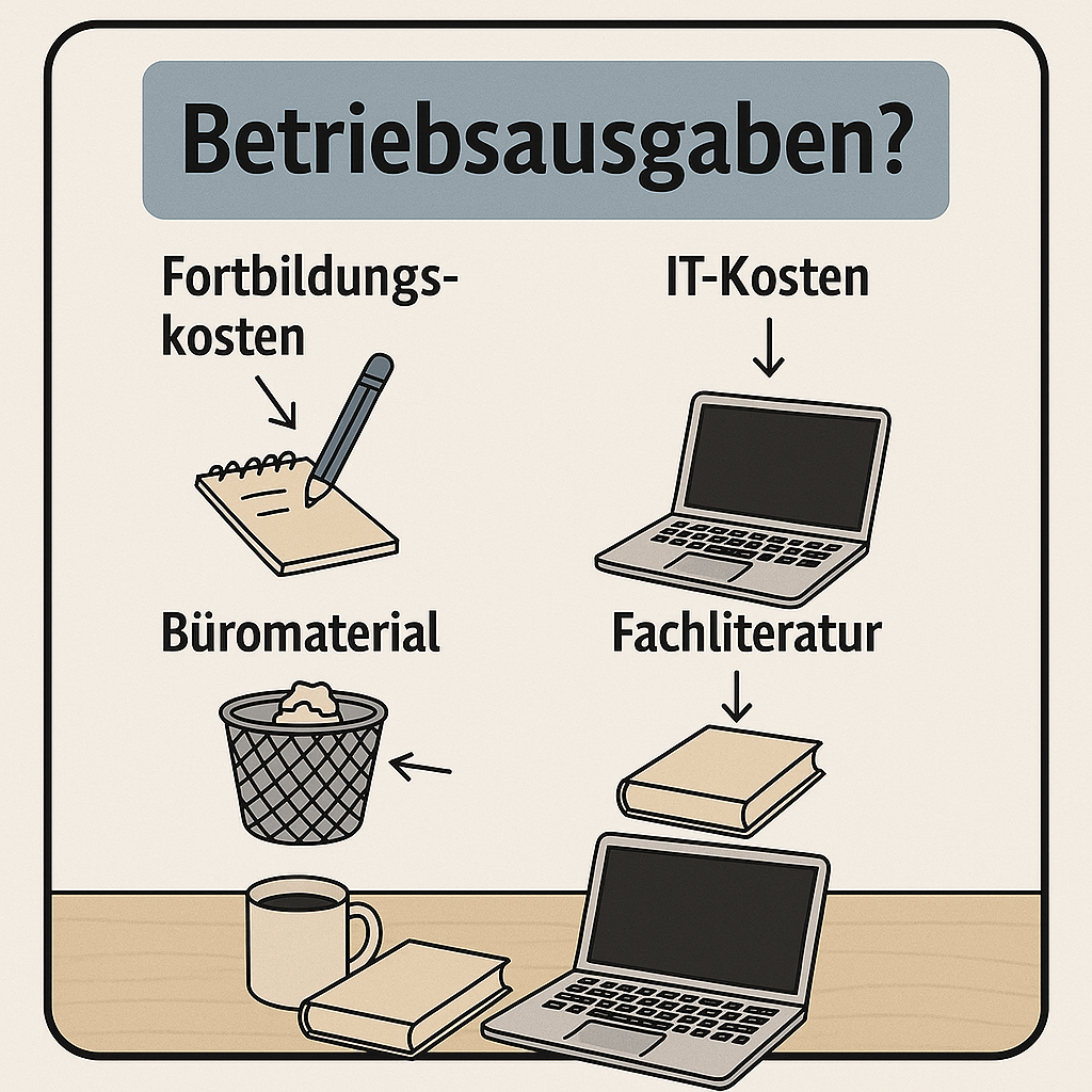 Betriebsausgaben: Diese Kosten kannst du steuerlich absetzen